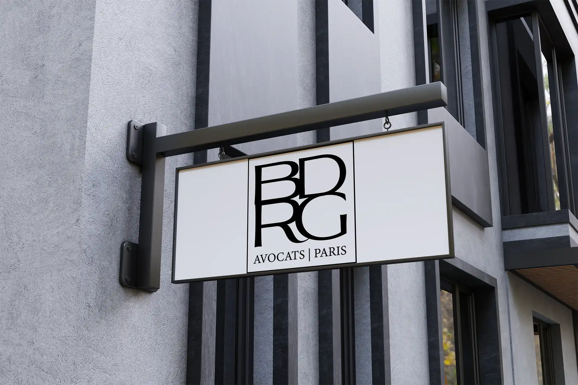 Création d'un mockup pour la marque BDRG par Ambre Design