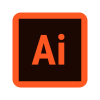 Icône Adobe Illustrator, logiciel de design UI utilisé par Ambre