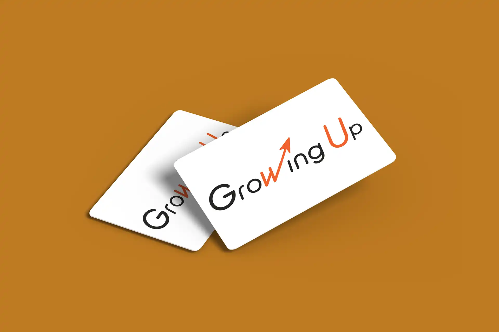 Cartes de visite Growing Up, design graphique par Ambre