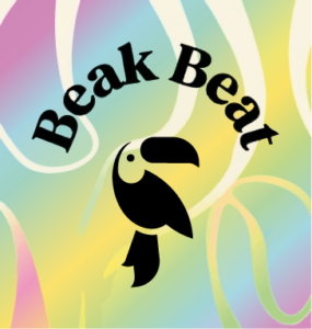 Version alternative du logo toucan Beak Beat, design par Ambre